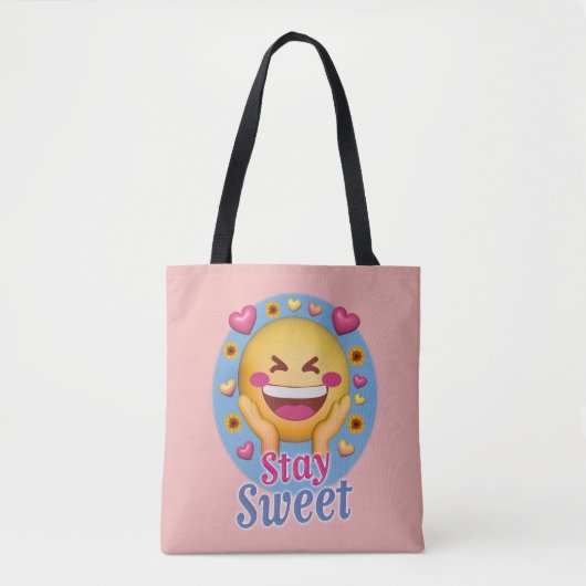 Blijf lief tote bag (Voorkant)