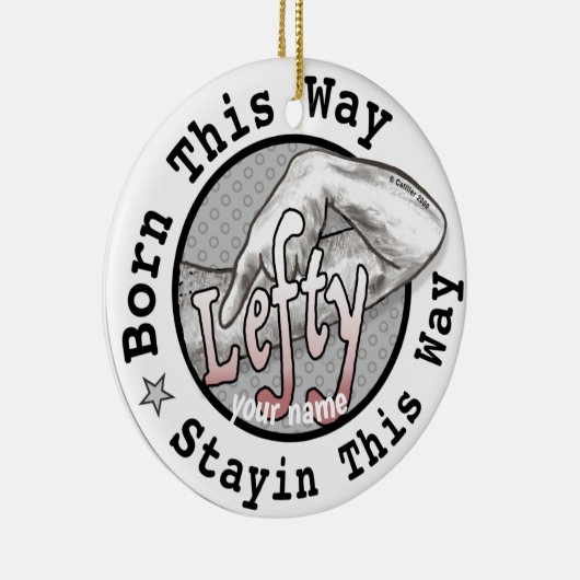 Blijf linkshandig Ornament (Rechts)