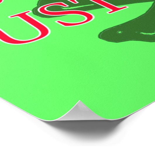 Blijf live afdrukken poster (Hoek)