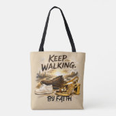 Blijf Lopen – In GeLOOF Tote Bag (Achterkant)