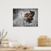 Blijf lopen poster (Keuken)