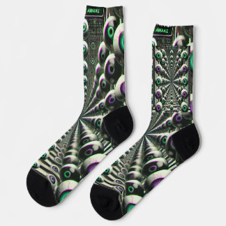 🧦 "Blijf lopen" Weirdcore Sokken 🧦