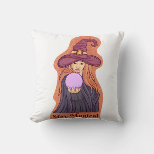 Blijf Magical Ghost Funny Halloween Groovy Kussen