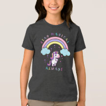 Blijf Magisch – Cute Unicorn & Regenboog Design