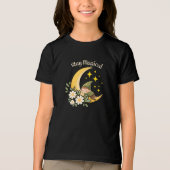 Blijf Magisch Kabouter op Halve Maan | Whimsical Tri-Blend Shirt (Voorkant)