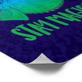 Blijf Magisch met Chameleon Poster (Hoek)