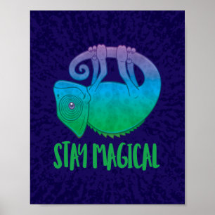 Blijf Magisch met Chameleon Poster