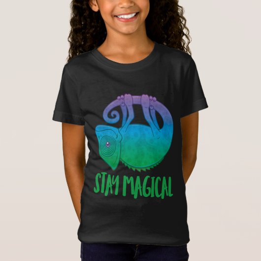 Blijf Magisch met Chameleon T-shirt (Voorkant)
