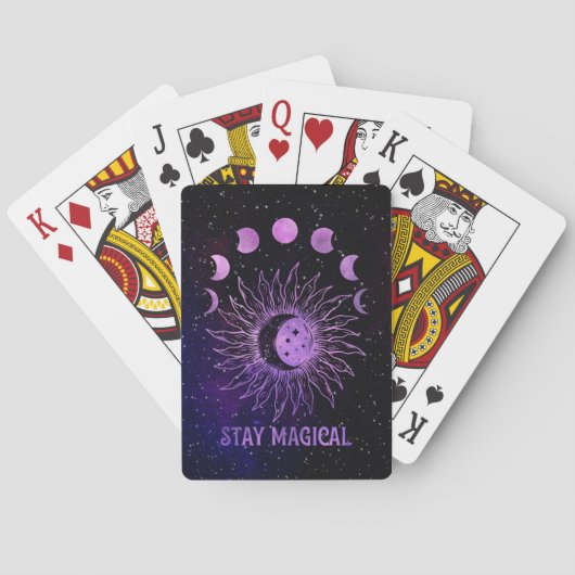 Blijf Magisch Pokerkaarten (Achterkant)