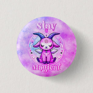 Blijf magisch ronde button 3,2 cm