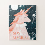 Blijf Magisch Unicorn Design Jigzaag Puzzle Legpuzzel<br><div class="desc">Prachtige verstandhouding Magische eenhoorn en ruimte</div>