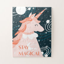 Blijf Magisch Unicorn Design Jigzaag Puzzle