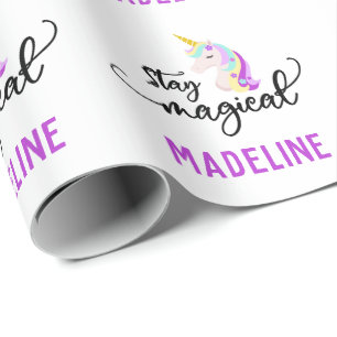 Blijf Magisch   Verpakkingspapier voor eenmalig ge Cadeaupapier