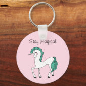 Blijf Magische Unicorn Sleutelhanger (Voorkant)