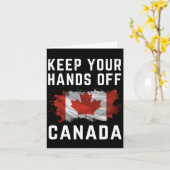Blijf met je handen van Canada af Kaart (Gele Bloem)