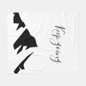 Blijf modern Motivatie Fleece Deken (Voorkant (Horizontaal))