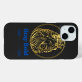 Blijf Moedig – Koninklijke Leeuwenkoning Ontwerp | Case-Mate iPhone Case (Achterkant (horizontaal))