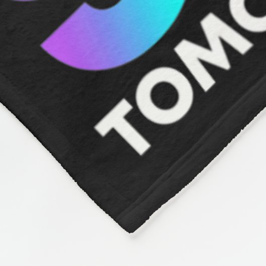 Blijf, morgen heb je zelfmoord preventie nodig. fleece deken (Hoek)