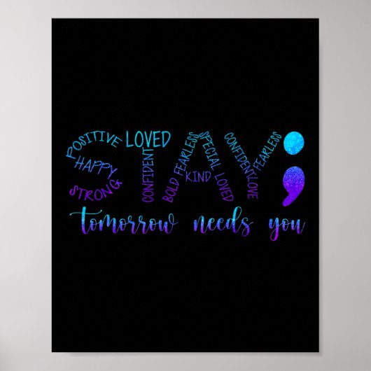 Blijf morgen heeft je nodig 1 poster (Voorkant)