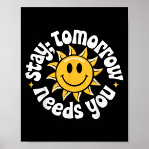 Blijf Morgen Heeft Je Nodig, Zelfmoordbewustzijn M Poster