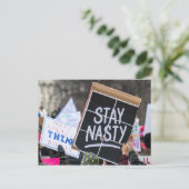 Blijf Nasty Briefkaart (Staand voorkant)