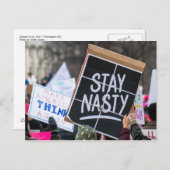 Blijf Nasty Briefkaart (Voorkant / Achterkant)