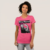 Blijf Nasty Pussyhat Protest Shirt (Voorkant volledig)