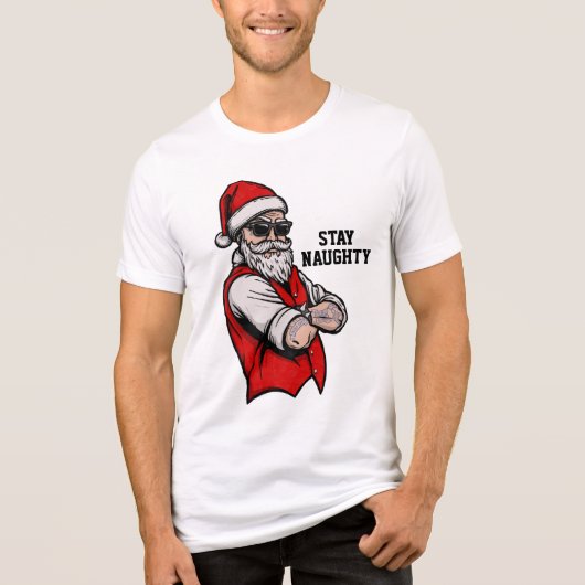 Blijf Naughty T-Shirt (Voorkant)