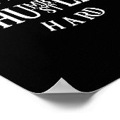 blijf nederig hard poster (Hoek)