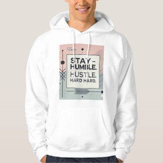 Blijf nederig. Moeilijk Hoodie