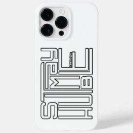 BLIJF NEDERIG motivatie en inspirerend Case-Mate iPhone 14 Pro Max Hoesje