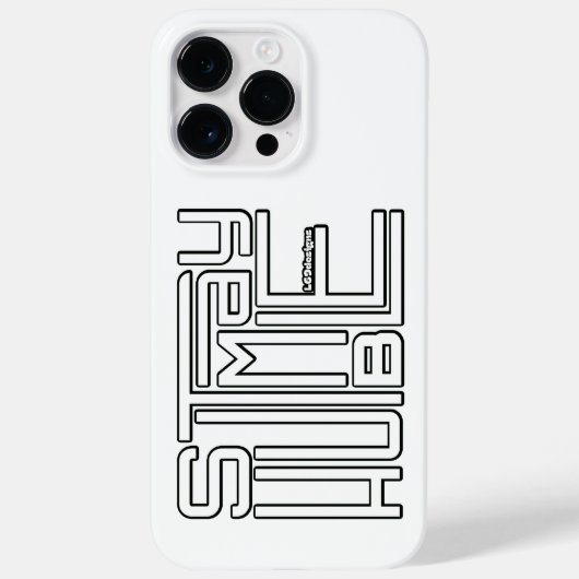 BLIJF NEDERIG motivatie en inspirerend Case-Mate iPhone Case (Achterkant)