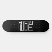 BLIJF NEDERIG motivatie en inspirerend Persoonlijk Skateboard (Horizontaal)