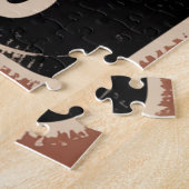 Blijf nederig, werk hard legpuzzel (Zijkant)
