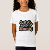 Blijf neurodiversiteit stimuleren t-shirt (Voorkant)