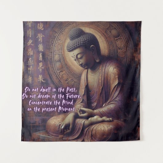 BLIJF NIET IN HET VERLEDEN WANDKLEED (Voorkant)