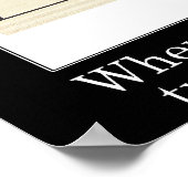 Blijf niet vast in de rattenrace (L) Poster (Hoek)