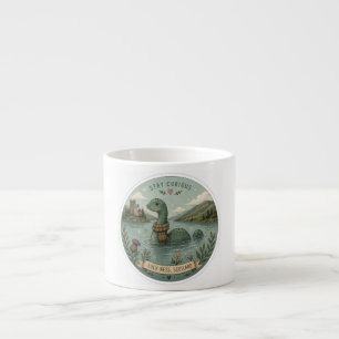 Blijf Nieuwsgierig Knus Cryptid Nessie Loch Ness M Espresso Kop