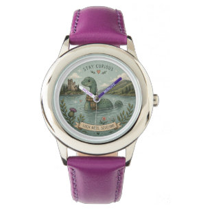 Blijf Nieuwsgierig Knus Cryptid Nessie Loch Ness M Horloge
