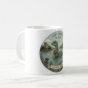 Blijf Nieuwsgierig Knus Cryptid Nessie Loch Ness M Koffiemok