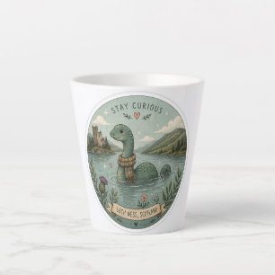 Blijf Nieuwsgierig Knus Cryptid Nessie Loch Ness M Latte Mok