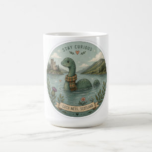 Blijf Nieuwsgierig Knus Cryptid Nessie Loch Ness M Magische Mok