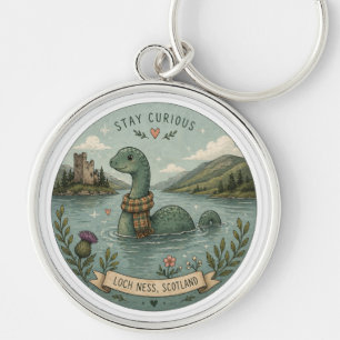 Blijf Nieuwsgierig Knus Cryptid Nessie Loch Ness M Sleutelhanger