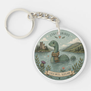 Blijf Nieuwsgierig Knus Cryptid Nessie Loch Ness M Sleutelhanger