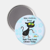 Blijf nieuwsgierig. Lees. Magneet (Voorkant / Achterkant)