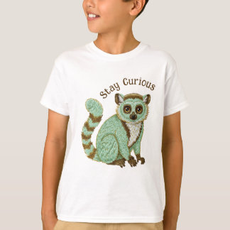 Blijf nieuwsgierig Lemur T-shirt