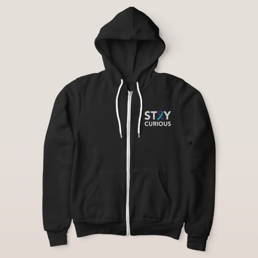 Blijf nieuwsgierig naar zelfmoordpreventie hoodie (Laagn)