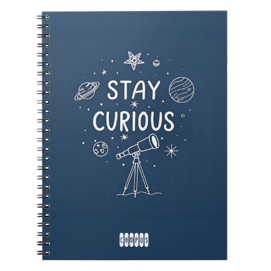 Blijf nieuwsgierig Starlight Notitieboek / Space S (Voorkant)