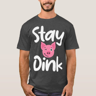 Blijf Oink Pig Farmer Premium eigenaar T-shirt