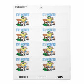 Blijf onder druk etiket (Full Sheet)